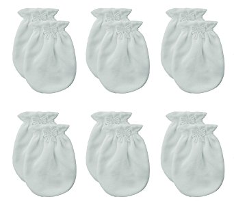 Songbai Newborn Baby Boys and Girls Gloves,No Scratch Mittens 100% Cotton