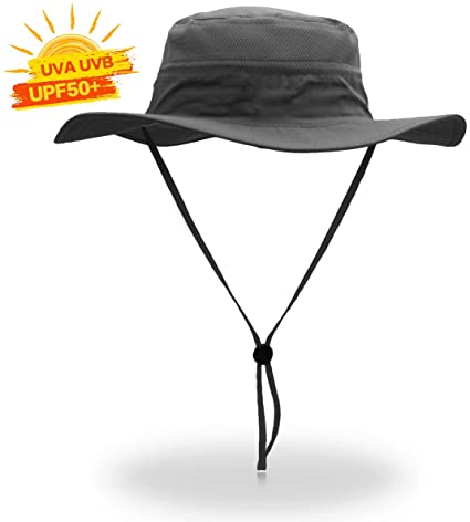 Sun Hats for Men Women Fishing Hat UPF 50  Breathable Wide Brim Hat