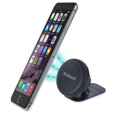 Car Mounts Nekteck Universal Stick on Dashboard Magnetic Car Mount Holder for Cell Phones