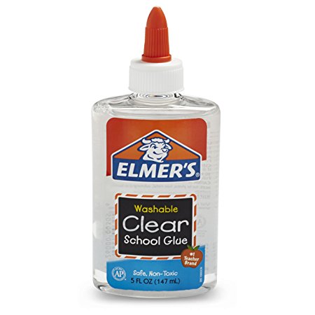 Elmer's Liquid School Glue, Clear, Washable, 5 Ounces, 1 Count