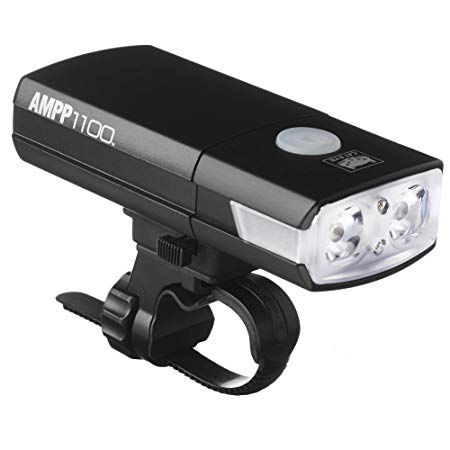 CAT EYE - AMPP1100 Rechargeable Bike Headlight, High Power LEDs, 1100 Lumens, with Micro USB Cable