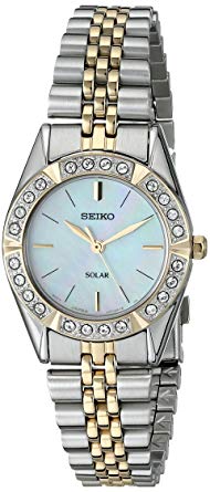 Seiko Women's SUP094 Solar-Power Two-Tone Bracelet Watch