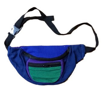 Fabric Fanny Pack - High Quality - Color Patterns May Vary - Handmade in Guatamala