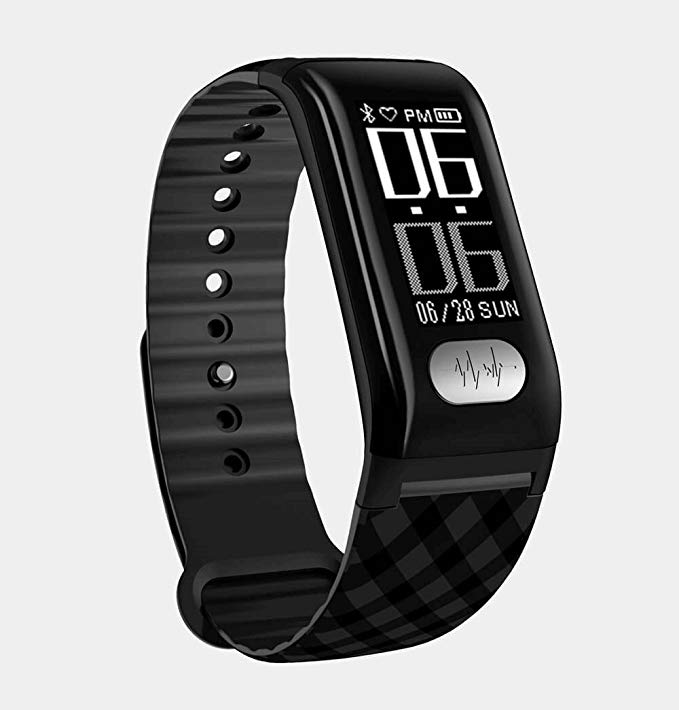 SUUMSUUN H777 Plus Fitness Tracker with Heart Rate Monitor, EKG(ECG) Monitor and Blood Pressure Monitor | Perfectly Work as Sleep Monitor and Step Tracker | IP67 Waterproof [Tested Quality]