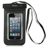 Waterproof Iphone Case - Keep Your Phone Dry In All Situations - Turn Phone Into Waterproof Camera - Works With All Phones Windows LG - Ipod Ipad iPhones 456 and Samsung Galaxy Note - Best Travel Waterproof Conatiner - Protect Your Wallet Cash Keys and Valuables From Getting Wet- Keep Your Phone Dry Or Your Money Back