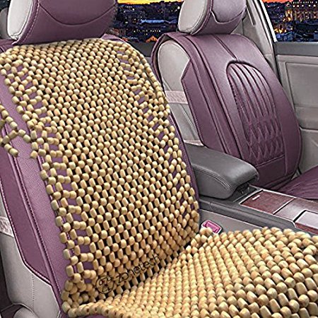 Natural Wood Bead Seat Cover Massage Cool Cushion