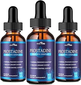 Prostadine Drops for Prostate Health, Bladder Urinating Issues - Prostadine Official Drop Formula for Extra Strength with Pomegranate - Prostadine Reviews (Package of 3)