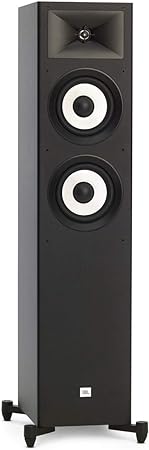 JBL Stage A180, 2.5-Way Dual 6.5" Woofers, 1" Aluminum Tweeter, Floor Standing Speaker (single) - Black