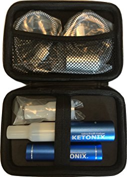 KETONIX BLUETOOTH connection to your Smart Device AND BATTERY PACK. Reusable Breath Ketone Level Analyzer with Painfree, not strips required, one time fee