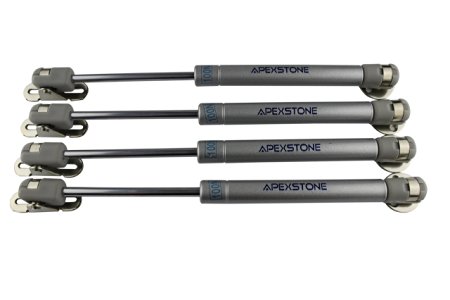 Apexstone 100N/22.5lb Gas Struts/Gas Springs/Gas Strut Lift Support/Gas Shocks Lid Stay Lid Support,Set of 4