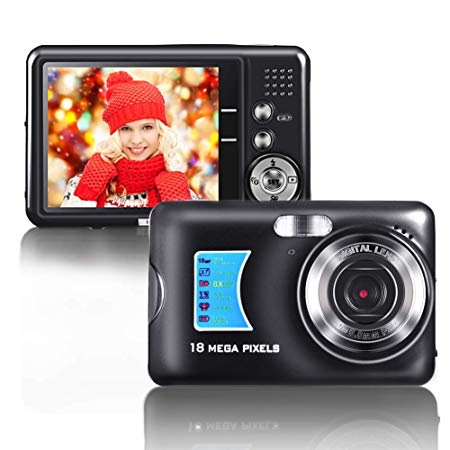 Digital Camera 2.7inch HD Mini Digital Video Camera Point and Shoot Students Digital Camera for Kids Teenagers Beginners