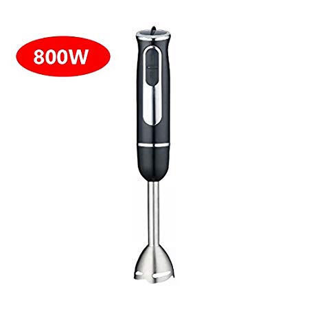 New 800W Stainless Steel Portable Stick Hand Blender Mixer Food Beater Free Post