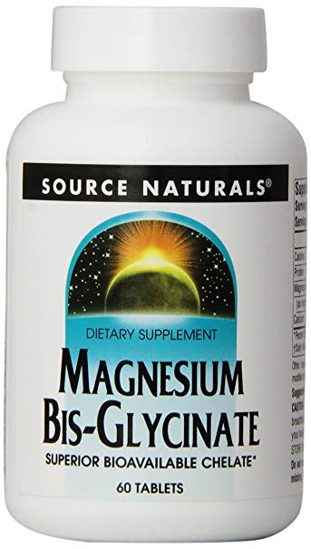 Source Naturals Magnesium Bis-Glycinate - 60 Tablets