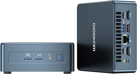 GEEKOM Mini PC Windows 11 Pro Mini IT12, 12th Gen Intel Core i7-12650H (10C/16T, Up to 4.7GHz) 1TB SSD 32GB DDR4, Mini Computers Support 8K, Wi-Fi 6E, USB4.0, BT 5.2, HDMI, 2.5G LAN