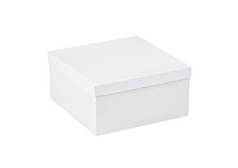RetailSource DGB12126Wx1 Deluxe Gift Box Bottoms, 12" x 12" x 6", White (1 Bottom)