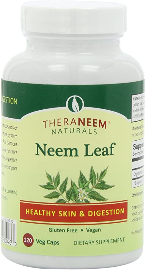 Theraneem, Organic Neem Leaf Veg Capsules, 120 Count