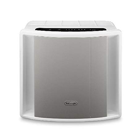 De'Longhi Compact Air Purifier 4 Level Filtration and Ioniser AC150, 65 W - White/Grey