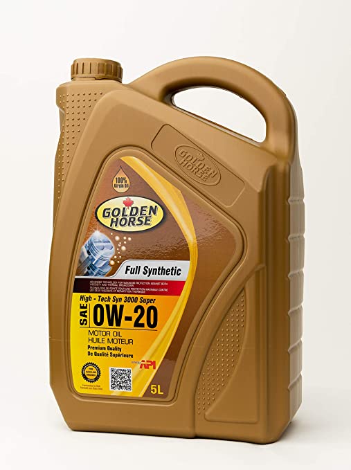 Golden Horse 0W20 Full Synthetic Engine Oil, 5 Litres
