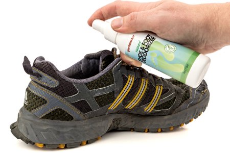 Shoe Deodorizer Spray - Natural Foot Deodorant Odor Elimination - Cure Stinky Shoes and Feet Now