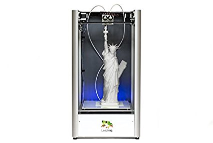 Leapfrog Creatr XL Fully Assembled 3D Printer, 600 x 270 x 230 Maximum Build Dimensions 0.05-mm Maximum Resolution; ABS, Laybrick, Nylon, PLA, and PVA Filament