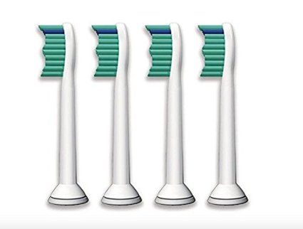 NEW Philip Sonicare Standard Soft Replacement Toothbrush Heads For Sensitive Teeth (4-pack) fits Sonicare 2, DiamondClean, EasyClean, HydroClean, FlexCare series, HealthyWhite, HX6014