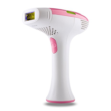 DEESS permanent hair removal beauty device iLight 2,ipl hair remover system for men and women home use,speed-up version, pink.