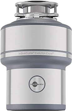 InSinkErator Evolution Excel 1.0 HP Continuous Feed Garburator , Grey