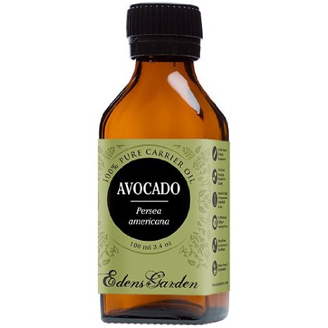 Avocado 100 Pure Carrier Base Oil- 34 oz 100 ml by Edens Garden