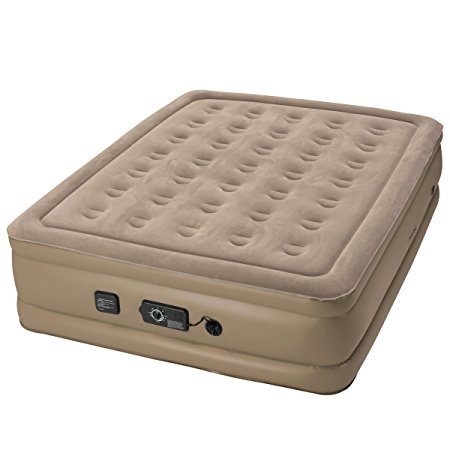 Insta-Bed 840017 Raised Queen Bed with Never Flat Pump (Tan)