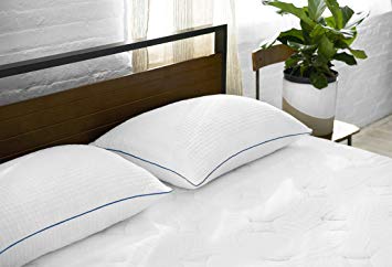 Sleep Innovations Premium Shredded Gel Memory Foam Pillows Set of 2, Made in the USA, 5 Year Warranty, King Pillow