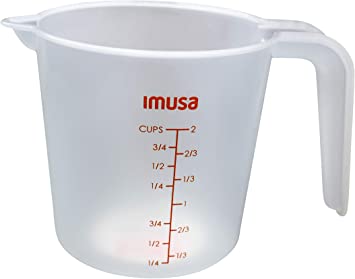 IMUSA USA IMU-71106 2 Cup Plastic Measuring Cup