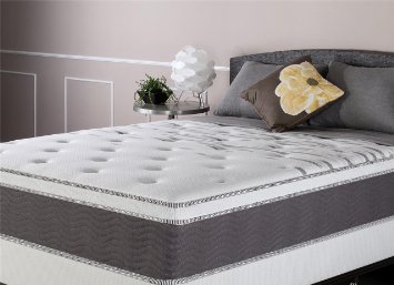 Zinus Extra Firm 12 Inch Big & Tall Support Plus Spring Mattress, Full