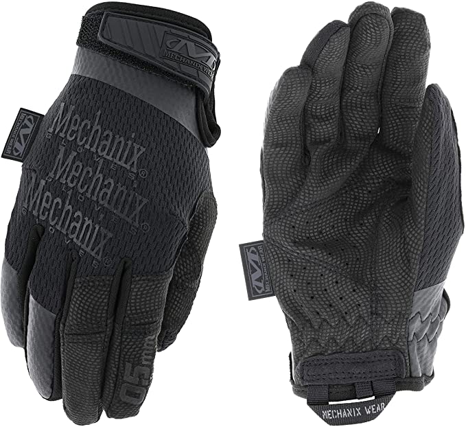 Mechanix Women's Specialty 0.5mm Covert Black Gloves, Black