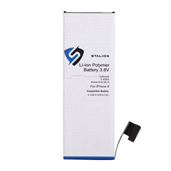 Stalion 1440mAh 3.8V Li-Ion Polymer Battery for iPhone 5, 5G, GSM and CDMA A1428 / A1429 / A1442 Models