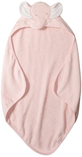 Carter's Hooded Towel - Pink Elephant