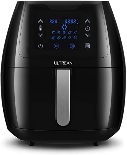 Ultrean 5.8 Quart Air Fryer, Electric Hot Air Fryers Oilless Cooker with 10 Presets, Digital LCD Touch Screen, Nonstick Basket, 1700W, UL Listed