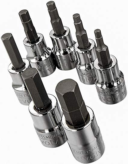 Craftsman Evolv 7 Piece Hex Bit Socket Set (SAE)