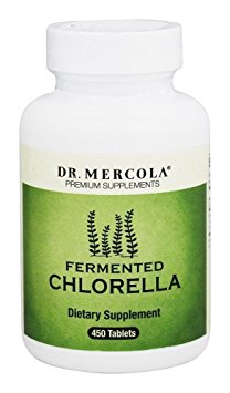 Dr Mercola Fermented Chlorella (450 Tablets - 90 Servings)