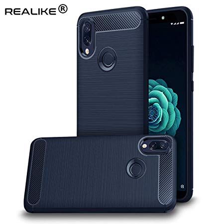 REALIKE® Redmi Note 7/ Redmi Note 7 Pro Cover, Case with Ultimate Protection from Drops, Flexible Carbon Fiber Back Cover for Redmi Note 7/ Redmi Note 7 Pro {Limited Time Promotional Price}