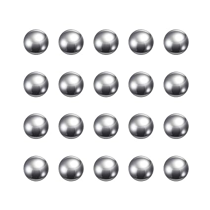 uxcell 200pcs 1/4" 316L Stainless Steel Bearing Balls G100 Precision