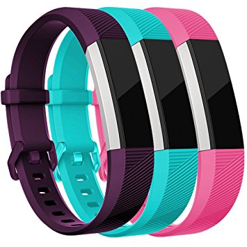 For Fitbit Alta HR and Alta Bands, Maledan Replacement Accessories Wristbands for Fitbit Alta and Alta HR, Large Small 2 Styles