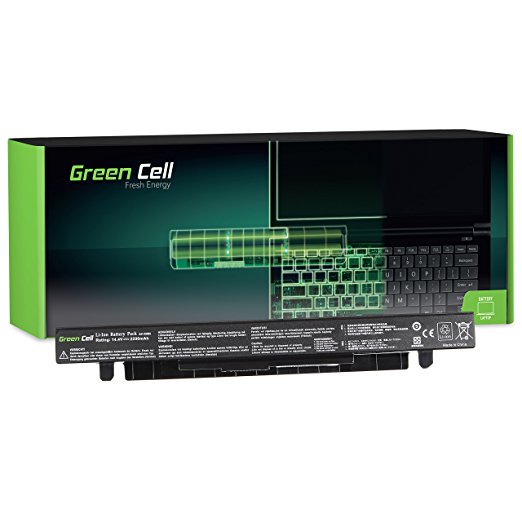 Green Cell® Standard Series A41-X550A Battery for Asus X550 X550C X550CA X550CC X550CL X550E X550L X550LN X550V X550VB X550VC X550VL Laptop (4 Cells 2200mAh 14.4V Black)