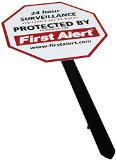 First Alert YS-1 Security Yard Sign White