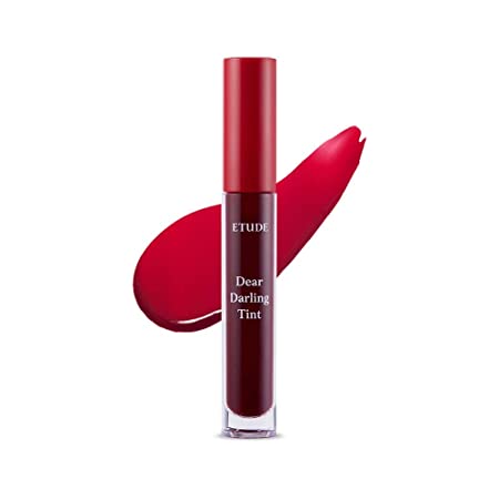 ETUDE Dear Darling Water Gel Tint (#RD302 Dracula Red) (21AD) | Long-lasting Effect up with Fruity, Juicy, Moist, and Vivid coloring