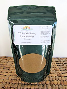 White Mulberry Leaf Extract 4:1 Powder 1 LB or 16 OZ (Silkworm) with Free Shipping