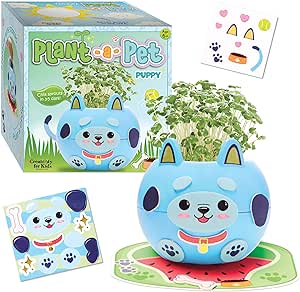 Creativity for Kids Plant-A-Pet: Puppy Toys for Girls - Small Gifts and Stocking Stuffers for Girls, Arts and Crafts for Kids Ages 6-8 , DIY Kids Activity Set