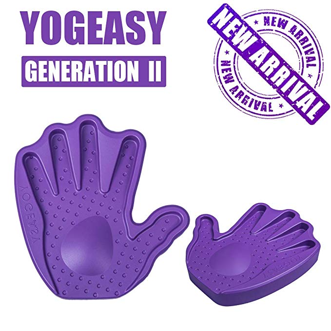 YOGEASY Premium Yoga Blocks for Better Wrist Protection for Yoga Exercise Non-Slip