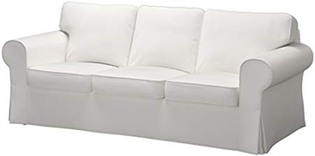 Good Life The Ektorp 3 Seat Sofa Cover Replacement is Custom Made for IKEA Ektorp Sofa Cover, A Ektorp Sofa Slipcover Replacement (Dense Cotton White)