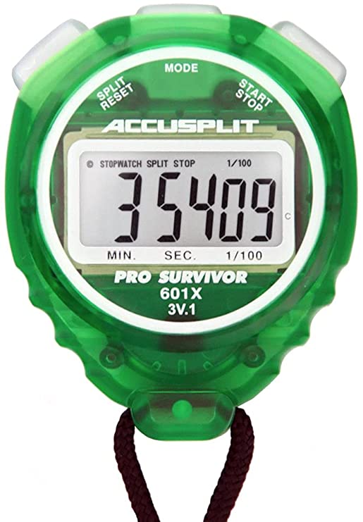 ACCUSPLIT Pro Survivor - A601X Stopwatch, Clock, Extra Large Display