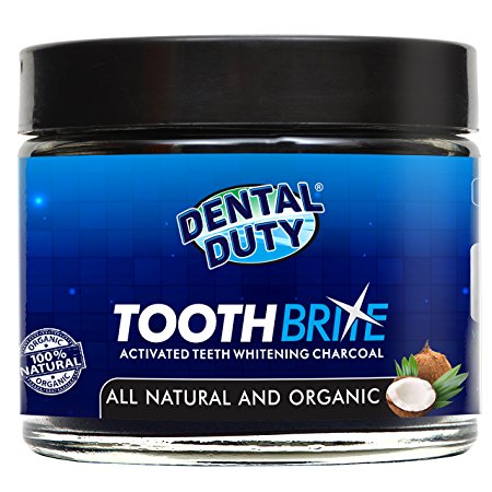 Natural Activated Teeth Whitening Charcoal - Made in USA - Coconut Tooth and Gum Powder for Whiter Stronger Healthier Teeth. More Effective Than Tooth Whitener Strips, kits and Toothpaste.
